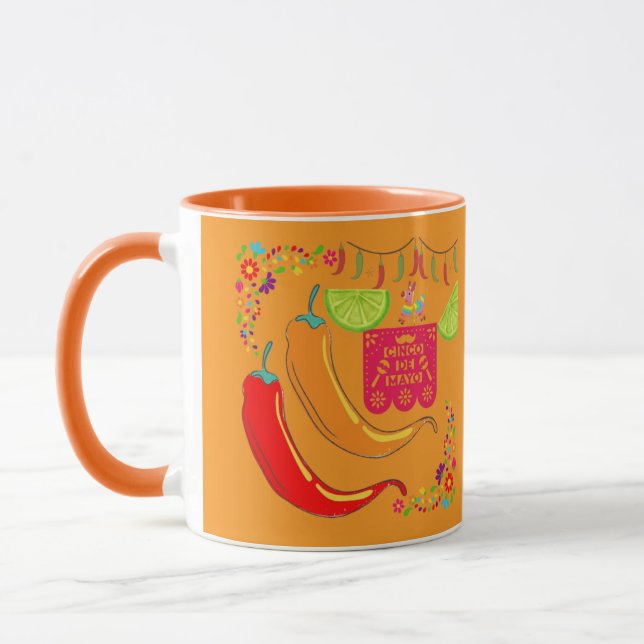 Fiesta Flame Spirit orange Mug (Left)