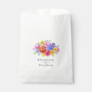 Fiesta Floral Wedding Favour Bag