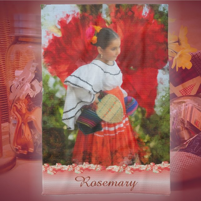 Fiesta Flower 2555 Tea Towel (Creator Uploaded)