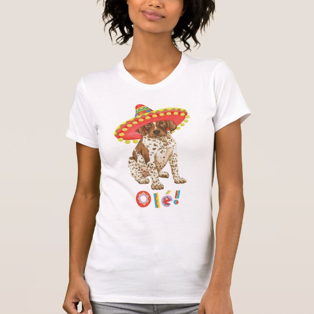 Fiesta German Shorthaired Pointer T-Shirt (Front)