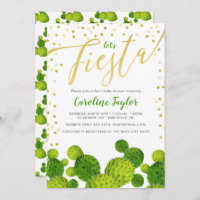 Fiesta Gold and Green Baby Shower