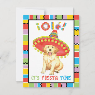 Fiesta Golden Invitation
