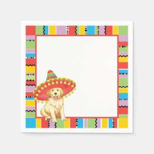 Fiesta Golden Retriever Napkin