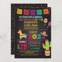 Fiesta Graduation Invitation - Blk (2023)