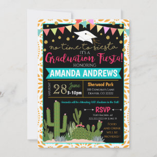 Fiesta Graduation Party Invitation