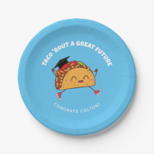 Fiesta Graduation Party Taco Bout a Great Future Paper Plate