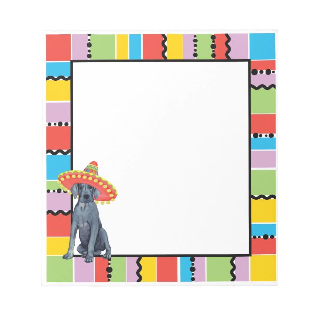 Fiesta Great Dane Notepad (Front)
