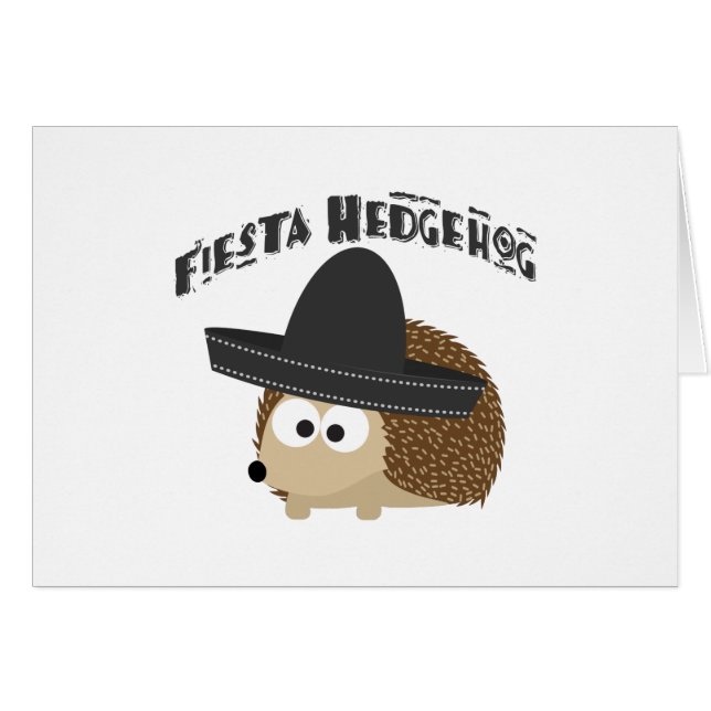Fiesta Hedgehog (Front Horizontal)