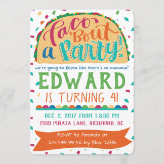 Fiesta Invitation Taco Bout a Party