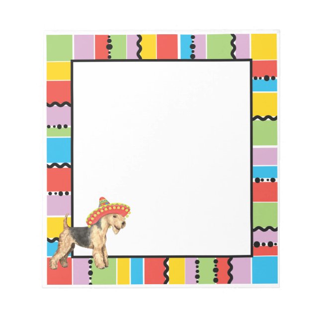 Fiesta Lakeland Terrier Notepad (Front)