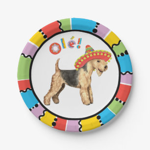 Fiesta Lakeland Terrier Paper Plate