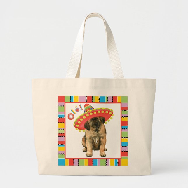 Fiesta Leonberger Large Tote Bag (Front)