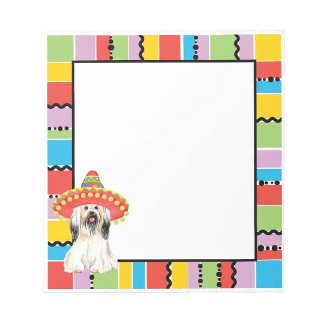 Fiesta Lhasa Apso Notepad (Front)