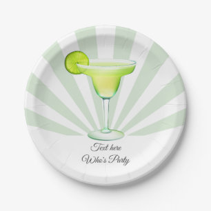 fiesta, margarita day, birthday, Paper Plate
