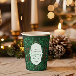 Fiesta Merry Christmas Paper Cups