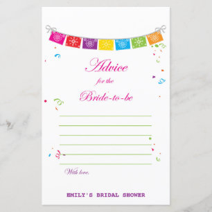 Fiesta Mexican Bridal Shower Game PRINTED