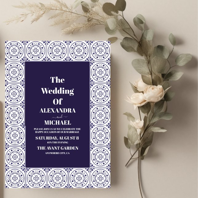 Fiesta Mexican Colourful Floral Wedding Invitation (Creator Uploaded)