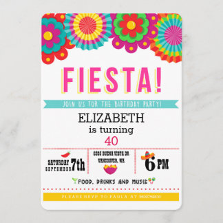Fiesta Mexican Party Invitation