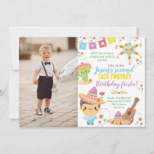 Fiesta Mexican Pinata Birthday invitation