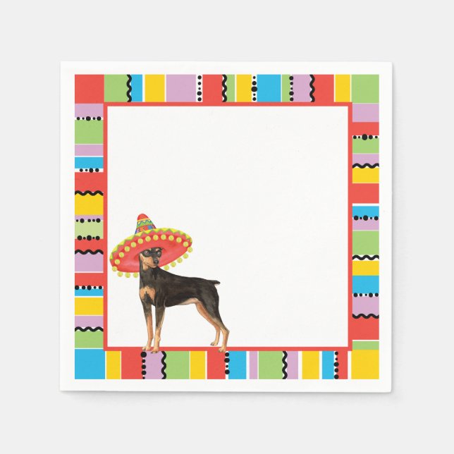 Fiesta Min Pin Napkin (Front)