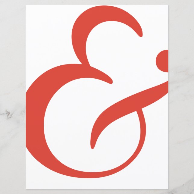 Fiesta | Modern Ampersand DIY Envelope Liner (Front)