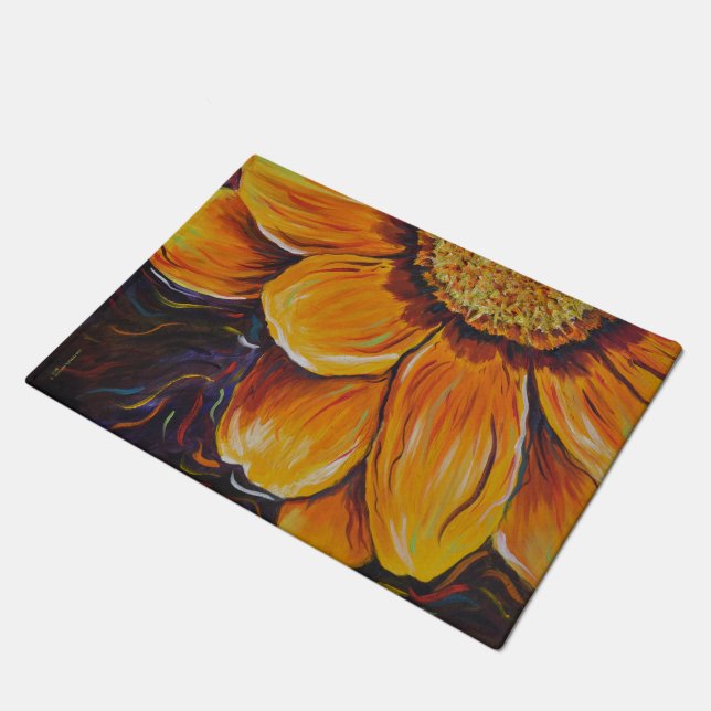 Fiesta of  courage welcome mat (Angled)