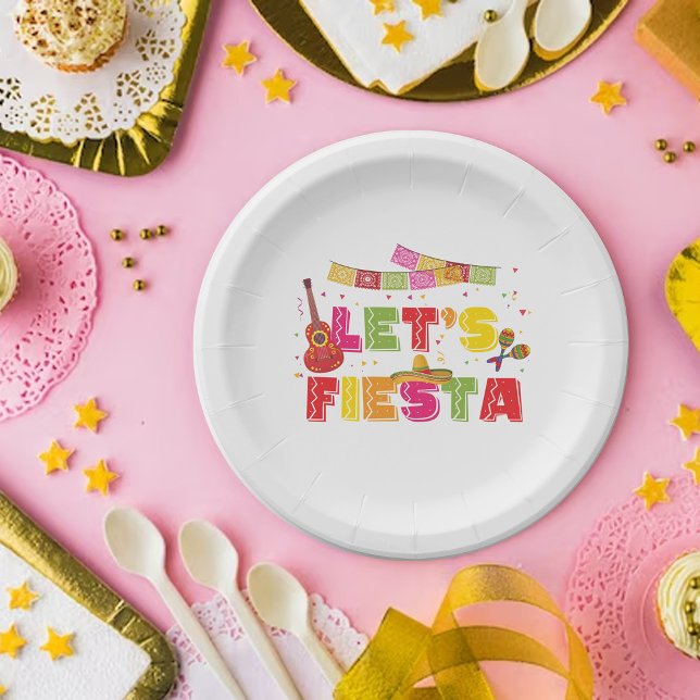 Fiesta Paper Plate Mexican Theme Party Plate (Creator Uploaded)