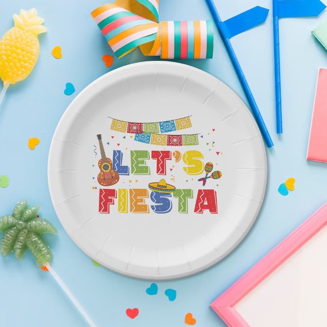 Fiesta Paper Plate Mexican Theme Party Plate (Creator Uploaded)