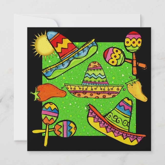 Fiesta Partido - SRF Invitation (Front)