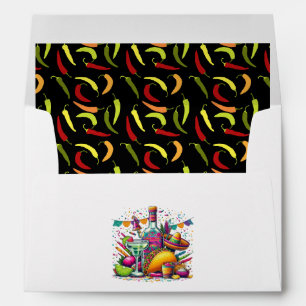 Fiesta Party Chilli-Pepper Envelope