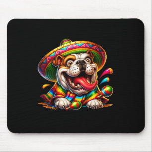 Fiesta Party Family Cinco De Mayo Mexican English Mouse Pad