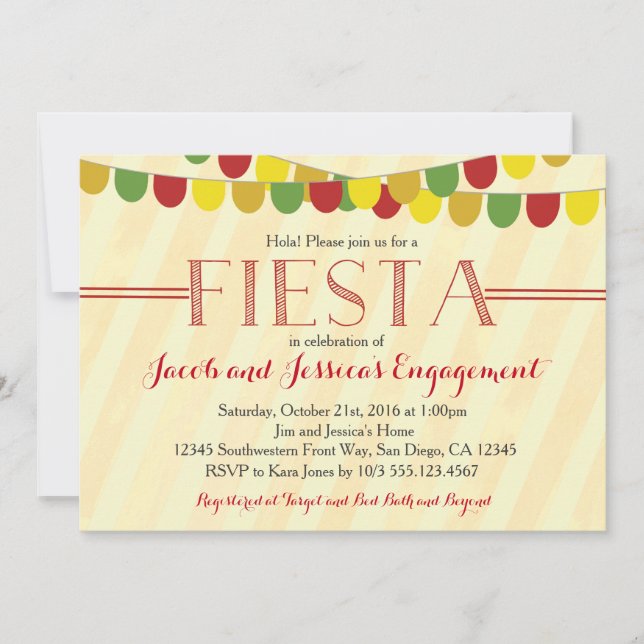 Fiesta Party Invitation (Front)