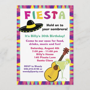 Fiesta Party Invitation