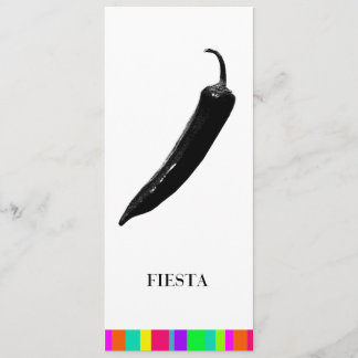 Fiesta Party Invitations | Mexican Hot Pepper