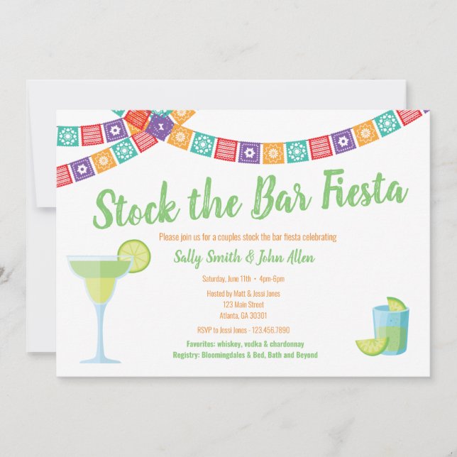 Fiesta Party Invite (Front)