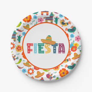 Fiesta Party Paper Plate