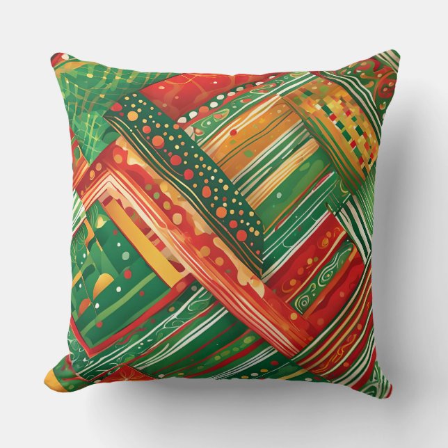 fiesta patchwork pillow (Front)