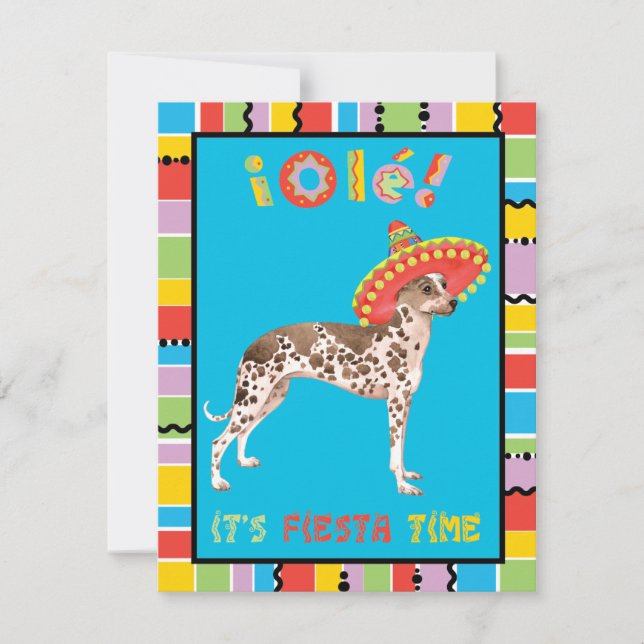 Fiesta Peruvian Inca Orchid Invitation (Front)