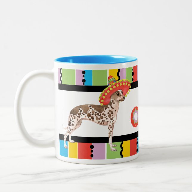 Fiesta Peruvian Inca Orchid Two-Tone Coffee Mug (Left)