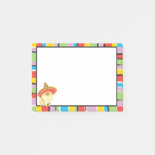 Fiesta Pomeranian Post-it Notes