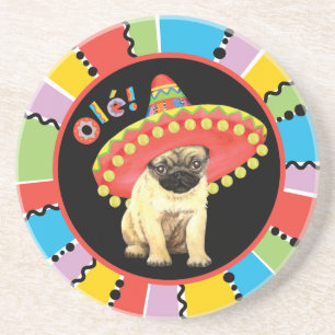 Fiesta Pug Coaster