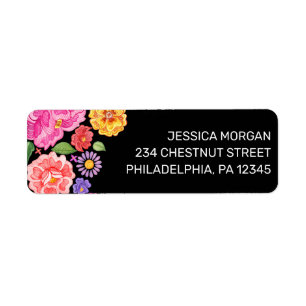 Fiesta Return Address Label