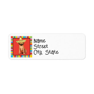 Fiesta Rhodesian Ridgeback Return Address Label