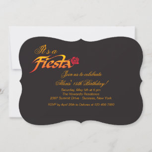Fiesta Rose Invitation