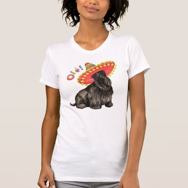 Fiesta Scottish Terrier T-Shirt (Front)
