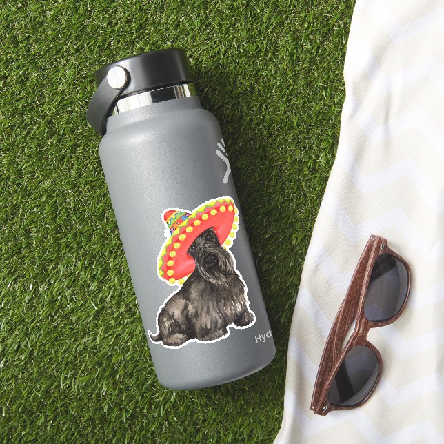 Fiesta Scottish Terrier Vinyl Sticker (HydroFlask Insitu)