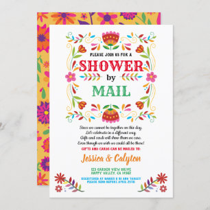 Fiesta shower by mail long distance shower invitation