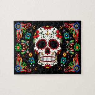 Fiesta Skull Jigsaw Puzzle