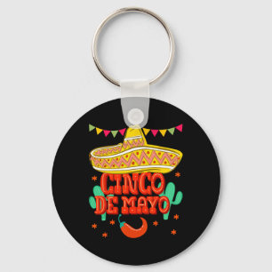 Fiesta Squad Cinco De Mayo Family Matching Mexican Key Ring