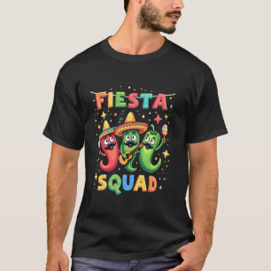 Fiesta squad Cinco de Mayo family matching Mexican T-Shirt